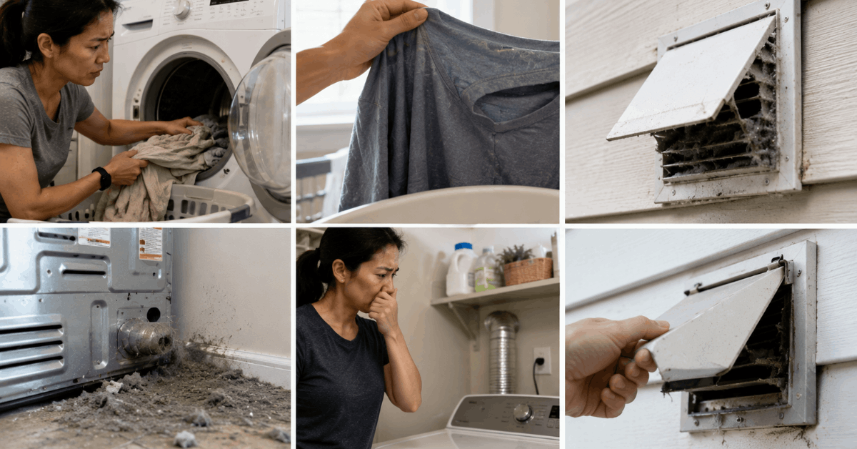 How to Remove Lint Buildup From a Clothes Dryer Vent Pipe
