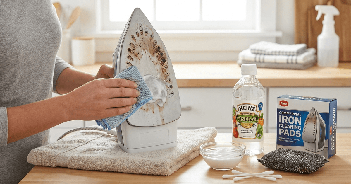Simple Ways to Clean a Sticky Steam Iron Soleplate