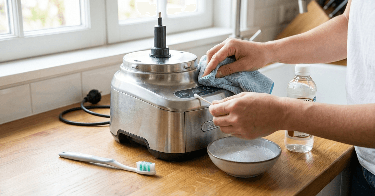 The Right Way to Clean an Electric Food Processor Base