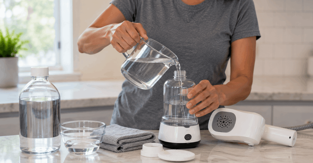 The Best Way to Clean a Handheld Fabric Steamer Tank