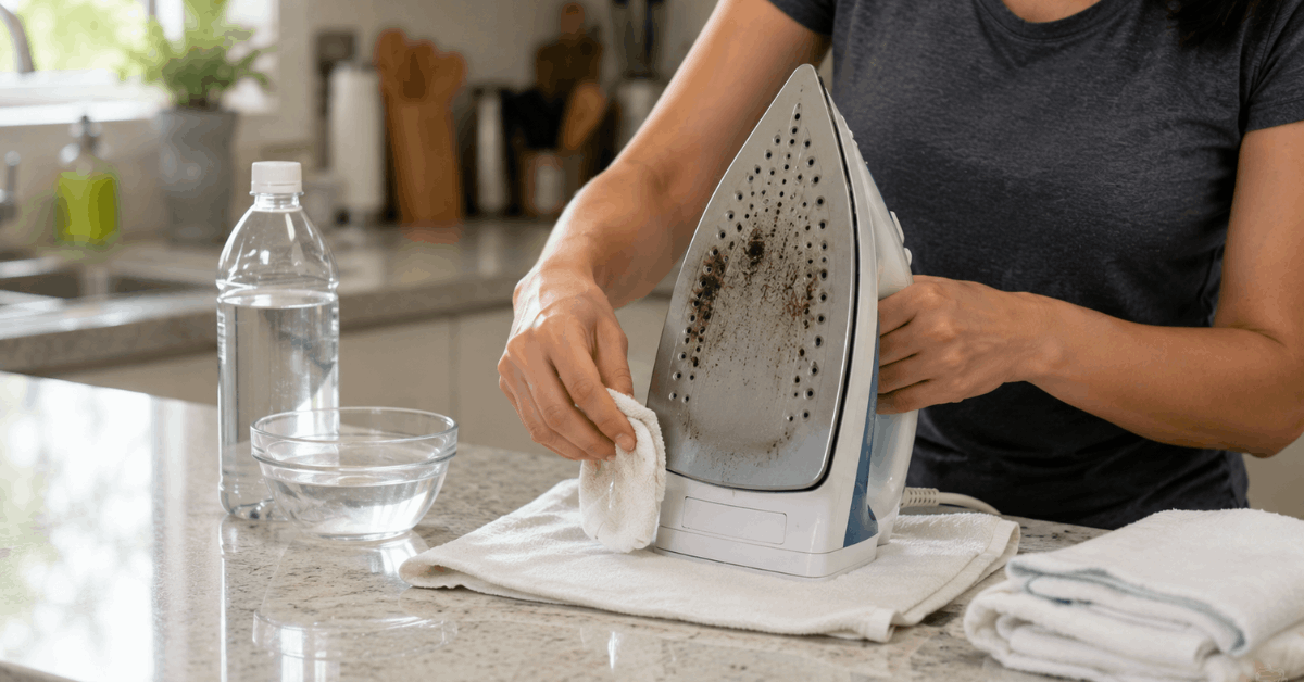 Simple Ways to Clean a Sticky Steam Iron Soleplate