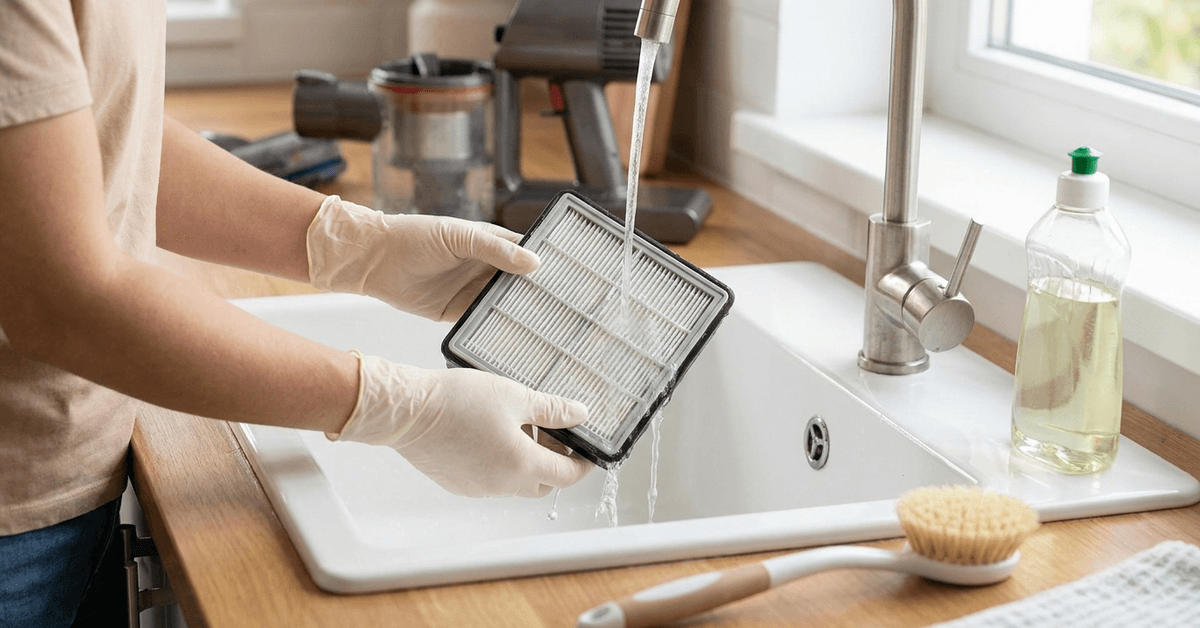 How to Clean a Vacuum Cleaner Hepa Filter Safely